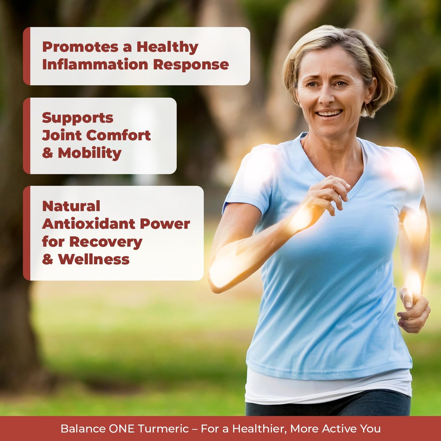 Balance ONE Turmeric 1000mg with 95% Curcuminoids – Joint Support & Antioxidant