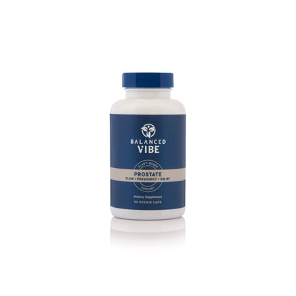 Balanced Vibe Prostate Support – Organic Plant-Based Formula for Men | 90 Vegan Capsules