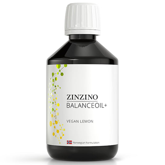 Zinzino BalanceOil+ Vegan Lemon – Marine Micro-Algae, Olive Oil & Vegan D3, 300 ml BritishVita | Premium UK Vitamins & Wellness Supplements