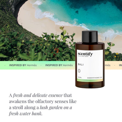 Scentify Bali Aroma Oil Refill for Diffusers – Lemon, Amber & Woody 100ml