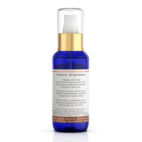 BALIPURA 7 Chakra Aura Crystal Mist Spray – Frankincense, Sweet Orange & Frangipani
