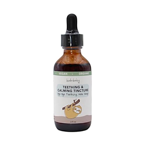 Balm Baby Teething & Calming Tincture – Natural, Organic, Vegan (2-Pack)