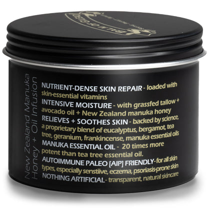 BALM OF GILEAD Manuka Eczema Honey Cream – Sensitive Skin Moisturizer for Eczema, Psoriasis & Dermatitis