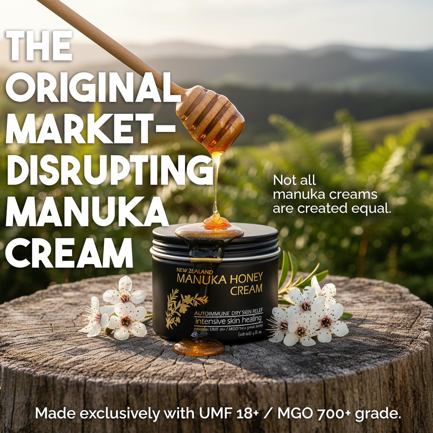 BALM OF GILEAD Manuka Eczema Honey Cream – Sensitive Skin Moisturizer for Eczema, Psoriasis & Dermatitis