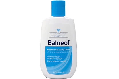 Balneol Hygienic Cleansing Lotion for Sensitive Areas | Gentle, Non-Medicated Relief | USA-Made 3 oz