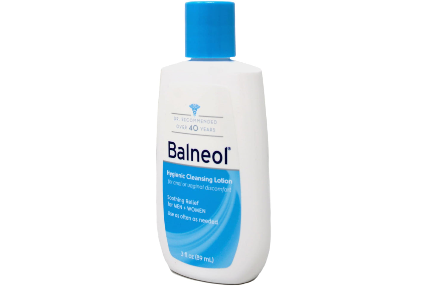 Balneol Hygienic Cleansing Lotion for Sensitive Areas | Gentle, Non-Medicated Relief | USA-Made 3 oz