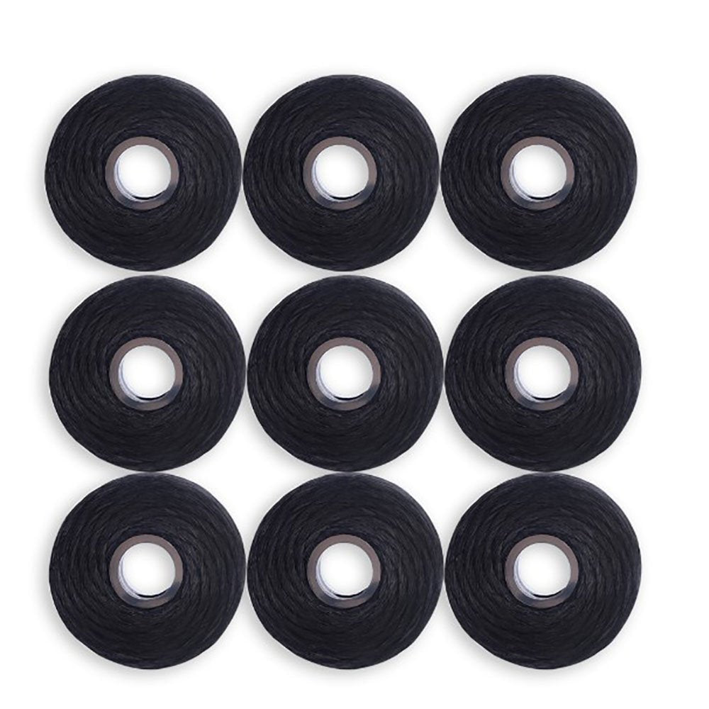 Bamboo Charcoal Dental Floss 8-Pack – Mint, 50M, Built-in Spool (Black)
