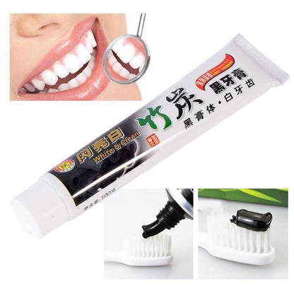 Bamboo Charcoal Toothpaste Whitening Formula – Fresh Breath, 100g