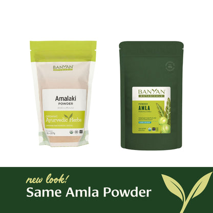 Banyan Botanicals Amla Powder – Organic Amalaki (Phyllanthus Emblica) | Vitamin C & Antioxidants | Digestion Support – 1/2 lb – Non-GMO