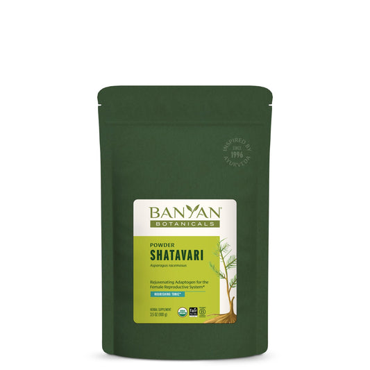 Banyan Botanicals Shatavari Powder – Organic Shatavari Root Powder | Adaptogen BritishVita | Premium UK Vitamins & Wellness Supplements