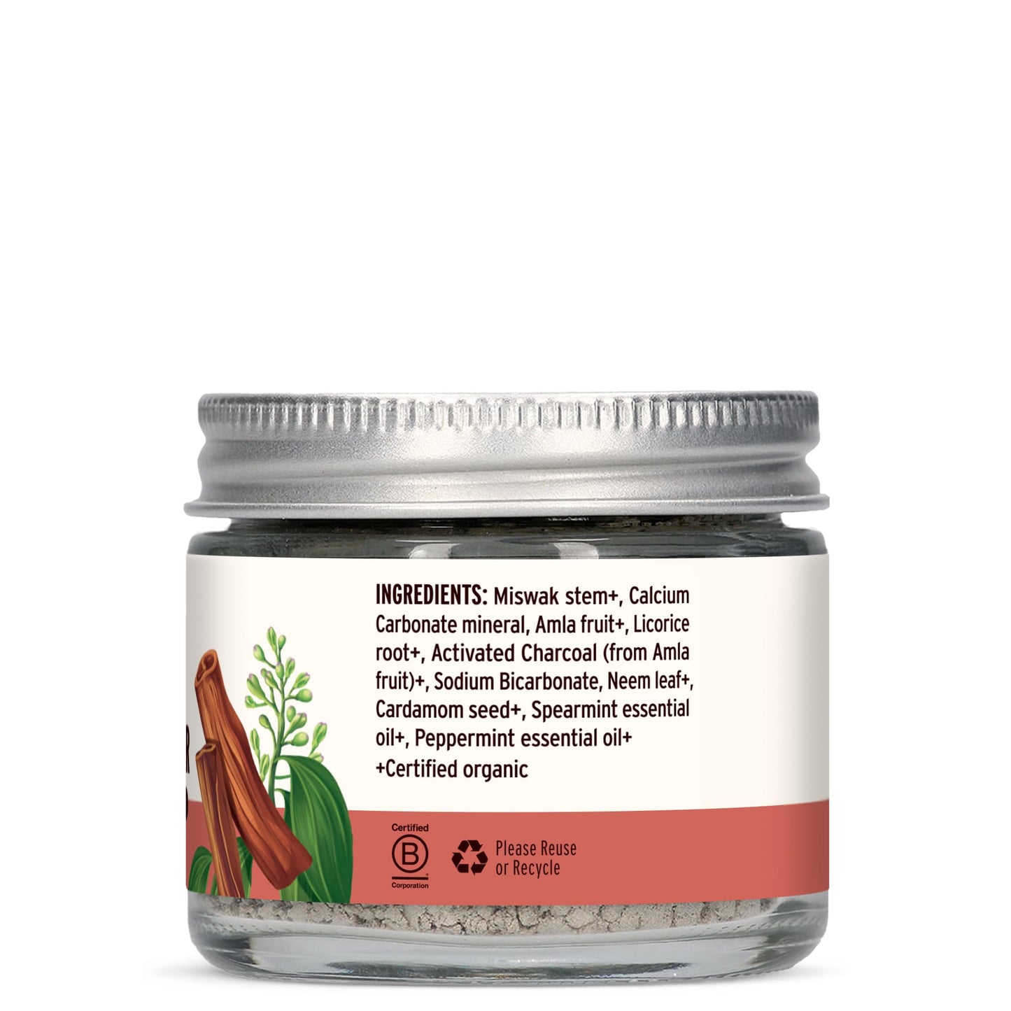 Banyan Botanicals Cinnamon Clove Tooth Powder – Fluoride-Free Ayurvedic Toothpaste