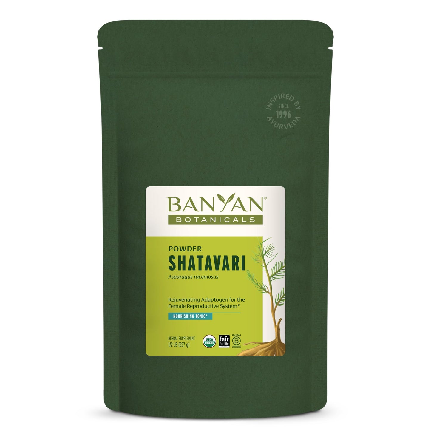 Shatavari Powder – Organic Asparagus Racemosus Root | Banyan Botanicals | Vegan