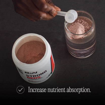 BARE PERFORMANCE NUTRITION Strong Reds Superfood Powder - Strawberry, 30 Servings BritishVita | Premium UK Vitamins & Wellness Supplements