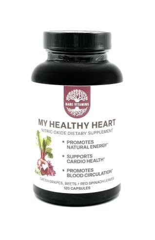 BARE VITAMINS My Healthy Heart - 120 Count (Pack of 1)