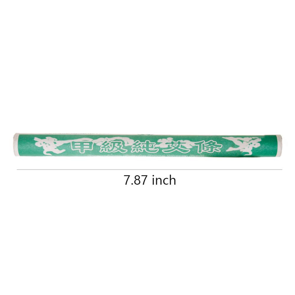Barelove Pure Moxa Sticks – Mugwort Moxibustion (30 Rolls, 8\" Long)