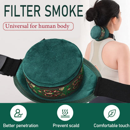Barelove Smokeless Copper Moxa Box – Portable Moxibustion Therapy Bag (Not Include Moxa)