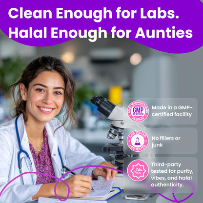 Barely Halal Ashwagandha Gummies – Vegan Mood & Focus Support (Halal Certified)