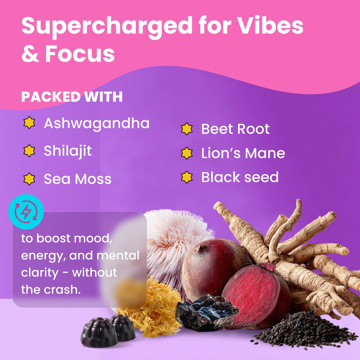 Barely Halal Ashwagandha Gummies – Vegan Mood & Focus Support (Halal Certified)