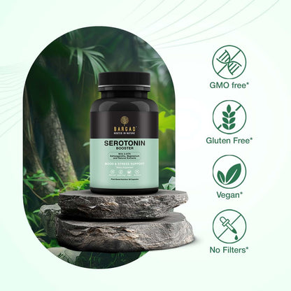 Bargad Serotonin Support Supplement – Mood & Calm (60 Capsules)