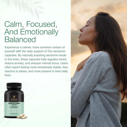 Bargad Serotonin Support Supplement – Mood & Calm (60 Capsules)