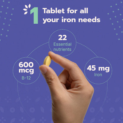 Just One - Once Daily Bariatric Multivitamin with Iron (30) | 22 Essential Vitamins