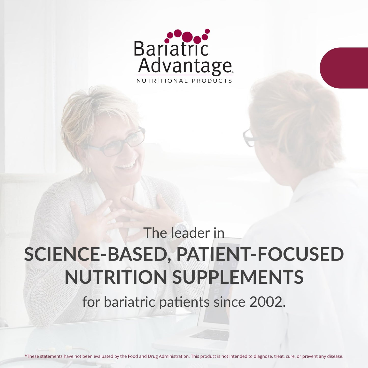 Bariatric Advantage Iron Chewy Bite – Chocolate Raspberry Truffle, 30 mg Iron, 60 mg Vitamin C, 30 Count