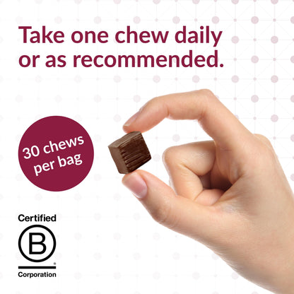 Bariatric Advantage Iron Chewy Bite – Chocolate Raspberry Truffle, 30 mg Iron, 60 mg Vitamin C, 30 Count