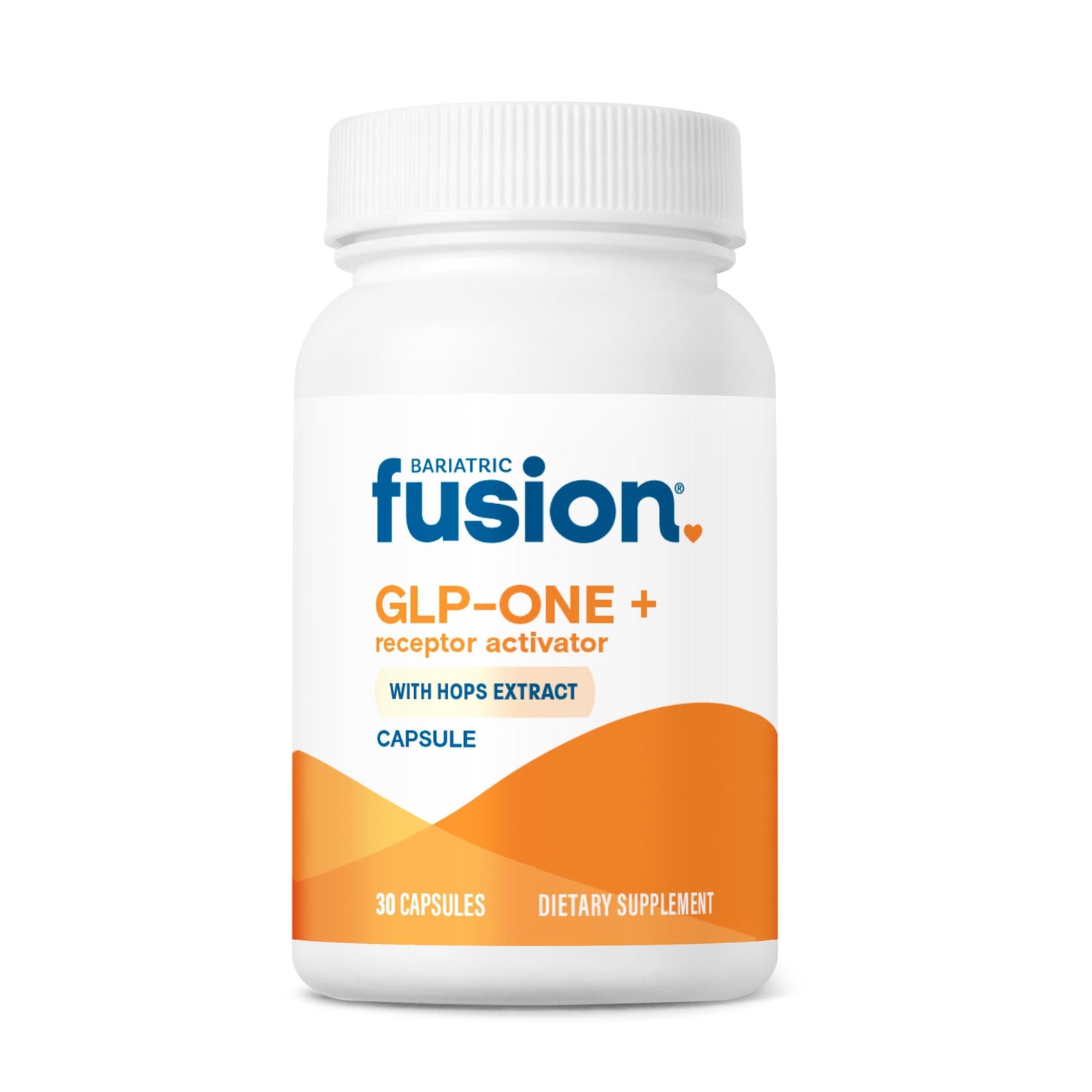 Bariatric Fusion GLP-1 Plus | Activate GLP-1 Receptors to Feel Full Faster | Gluten Free & Vegan | 30 Capsules