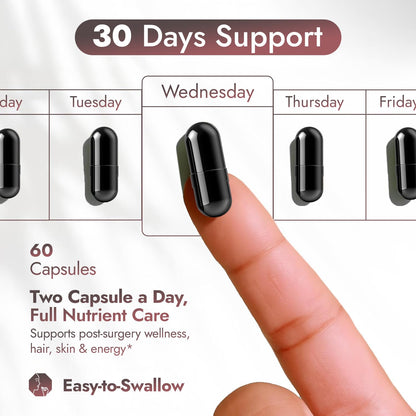 Bariatric Multivitamin with Iron – Post Bariatric Surgery Support (120 Caps, 2-Month Supply) – Gluten-Free