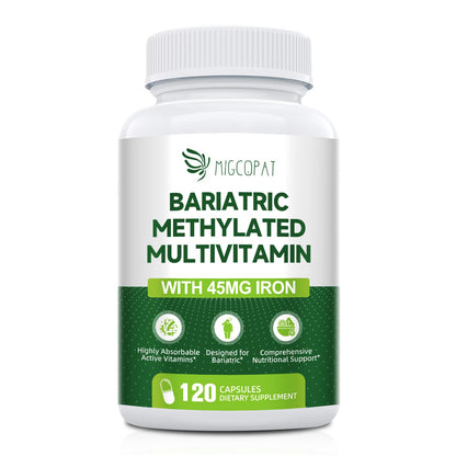 Bariatric Multivitamin with Iron 45mg – Post-Surgery Vitamins (120 Caps)