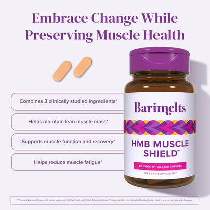 Barimelts HMB Muscle Shield for GLP-1 & Bariatric Patients – 90 Caplets