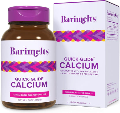 Barimelts Quick-Glide Calcium – Easy-to-Swallow Bariatric Calcium with Vitamin D3