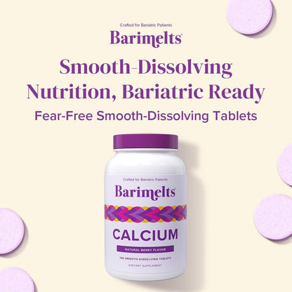 Barimelts Calcium Citrate + D3 & Magnesium — 120 Smooth-Dissolving Tablets