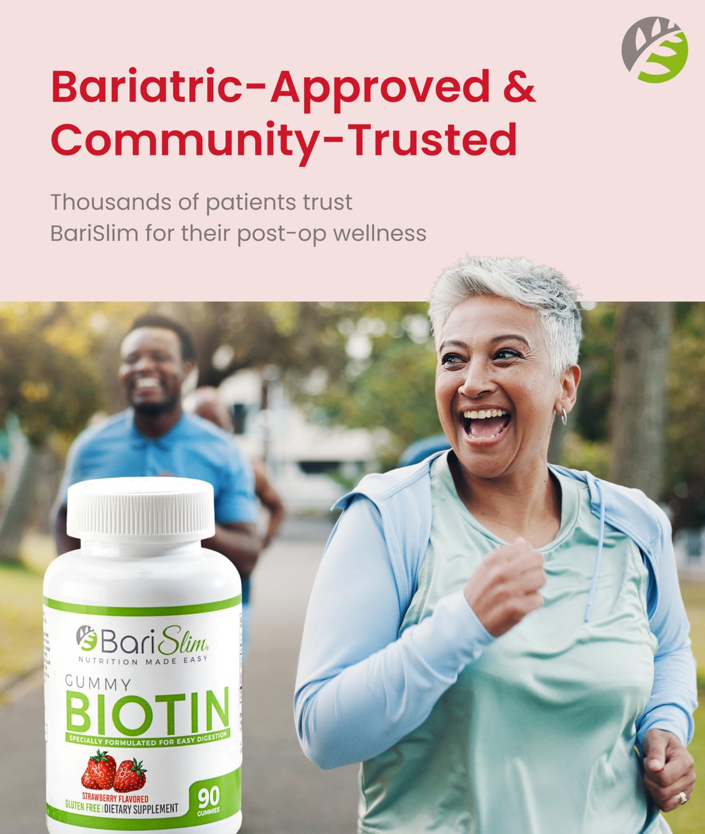 BariSlim Biotin Gummies for Bariatric Patients | 5000 mcg, Easy to Digest, 90 Chews
