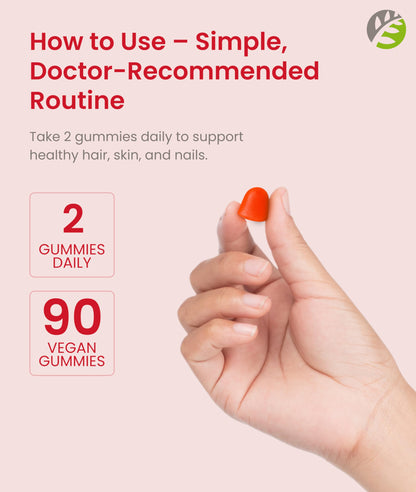 BariSlim Biotin Gummies for Bariatric Patients | 5000 mcg, Easy to Digest, 90 Chews