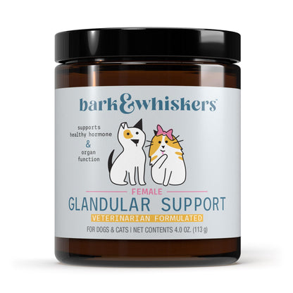 Bark & Whiskers Female Glandular Support — 4 oz (113 g), 75 Scoops, Vet-Formulated
