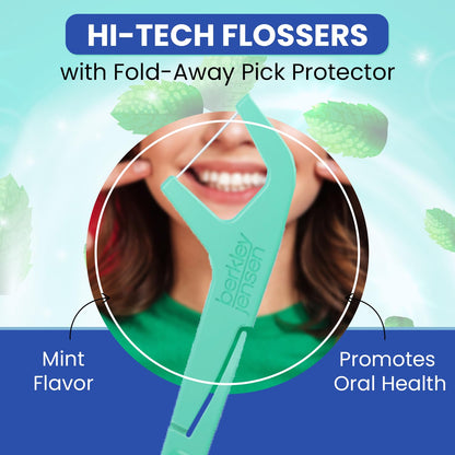 Barkley And Jensen Floss Up, 4 Count | Hi-Tech Dental Floss