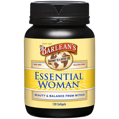 Barlean's Essential Woman: Hormone Balance with Omega 3-6-9, GLA (120 ct)