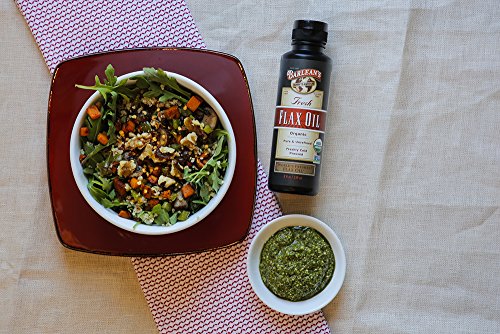 Barlean's Organic Flaxseed Oil – Cold-Pressed Vegan Omega-3, 12 oz