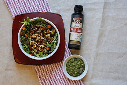 Barlean's Organic Flaxseed Oil – Cold-Pressed Vegan Omega-3, 12 oz