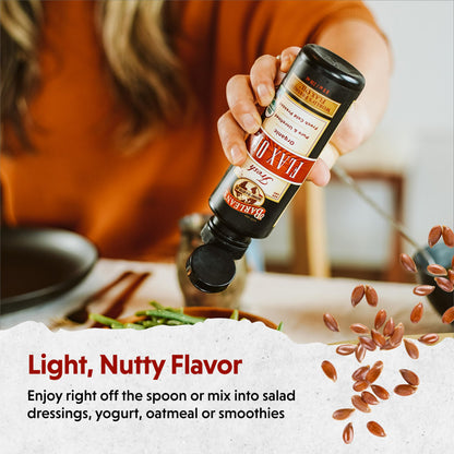 Barlean's Organic Flaxseed Oil – Cold-Pressed Vegan Omega-3, 12 oz