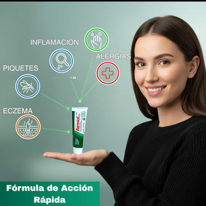 Barmicil Plus Cream 1% Hydrocortisone – Itch Relief for Skin Allergies with Aloe Vera