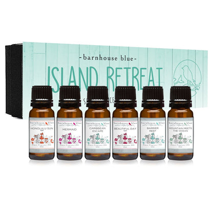 Barnhouse Blue Island Retreat: 6 Premium Fragrance Oils (10ml)