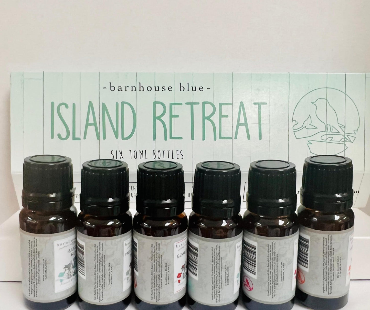 Barnhouse Blue Island Retreat: 6 Premium Fragrance Oils (10ml)