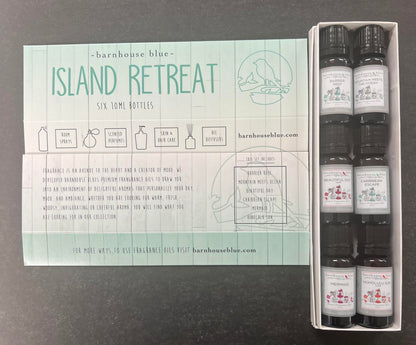 Barnhouse Blue Island Retreat: 6 Premium Fragrance Oils (10ml)