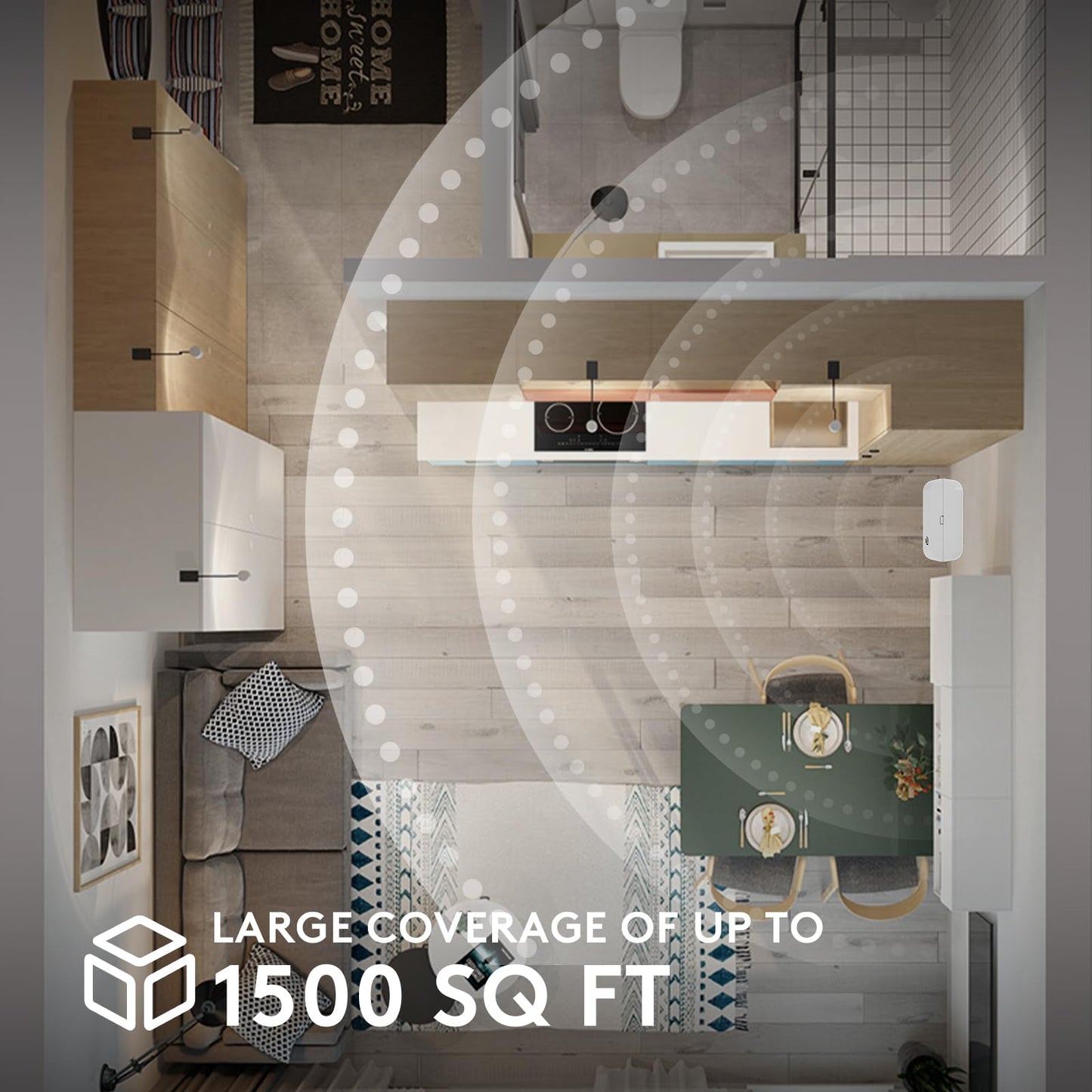 Barthelemy Smart Scent Diffuser – 1500 Sq Ft Coverage, App Control