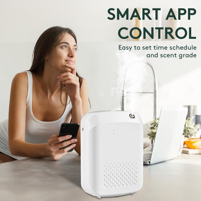 Barthelemy Smart Scent Diffuser – 1500 Sq Ft Coverage, App Control