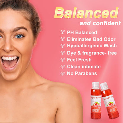 BASSI Feminine Wash & Yoni Oil & Yoni Soap Set | pH-Balanced, Moisturizing & Odor Control