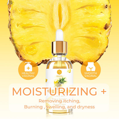 BASSI 3 Packs Yoni Oil for Women – All-Natural Feminine Care (Strawberry Pineapple Peach Scent)