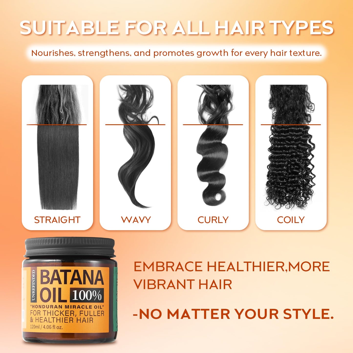 Batana Oil for Hair Growth – 100% Raw Organic Batana Hair Mask from Honduras